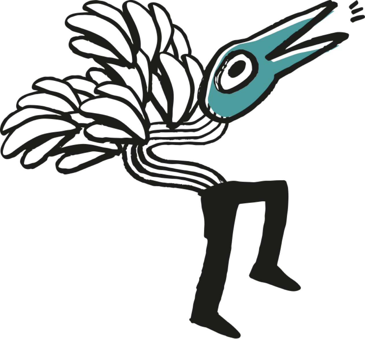Logo oiseau détours de chant